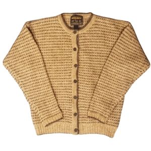 WOOLRICH / Vintage Pure Wool Camel Cardigan